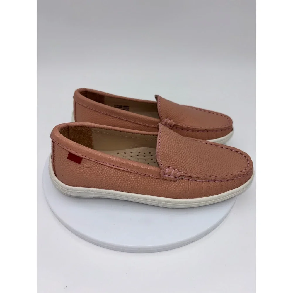 Marc Joseph New York Kids Leather Loafer Shoe Blush Pink Little‎ Girls NEW 12.5